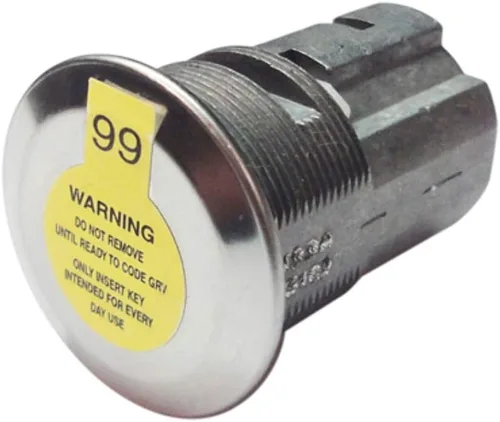 Vista 6 de BOLT 7025636 Cilindro de bloqueo de reemplazo para caja de herramientas con llaves Ford de corte lateral - Solo funciona con el kit de adaptación