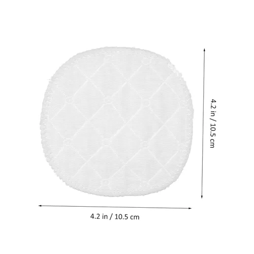 Vista 2 de Toyvian Almohadillas para lactancia materna, 12 piezas, reutilizables, lavables, de algodón suave, a prueba de fugas para pezones