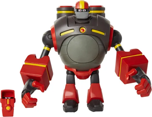 Vista 2 de Mega Man Fully Charged Figura de acción de 7 pulgadas Guts Man