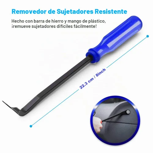Vista 5 de Kit de 860 clips de retención de empuje para automóvil y clips de sujeción Azul