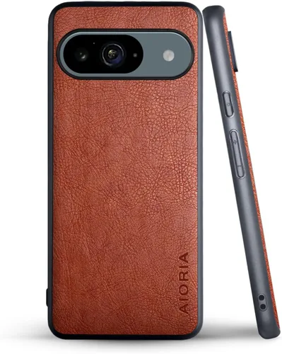 Vista 52 de AIORIA Funda para Google Pixel 7a, pantalla de 6.1 "Premium PU Leather Cover Retro Business Design Funda protectora completa para Google Pixel 7a 5G