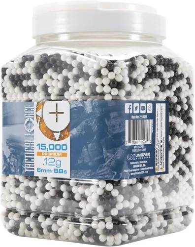 Vista 5 de Elite Force Tactical Force Munición Premium de Airsoft BBS de 6mm