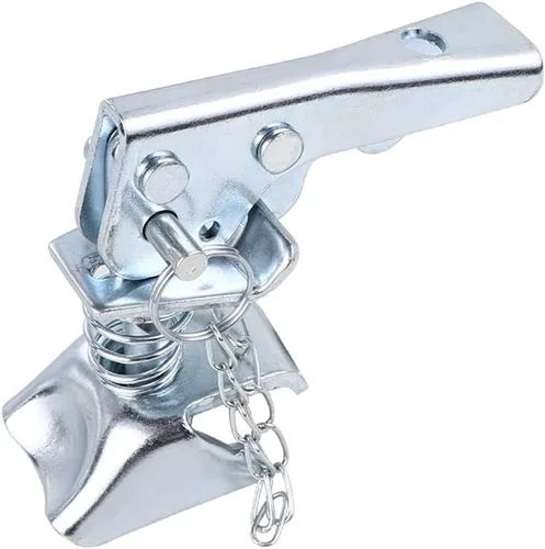 Vista 18 de NBJINGYI Acoplador de remolque recto de 1-7/8" de bola, 2" de ancho de canal, 2000 LBS Acoplador de lengua de remolque