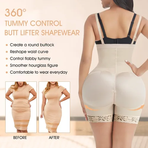 Vista 3 de Comfy BBL Stage 2 Fajas Colombianas Shapewear para mujer, control de abdomen, poscirugía, ropa de compresión
