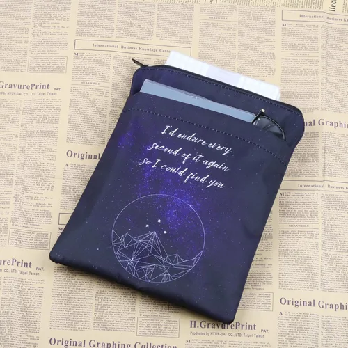 Vista 3 de BWWKTOP Velaris Bookworm - Funda para libros de Sarah, regalos para fanáticos de Rhysand I'd Endure Every Second of It Again So I Could Find You