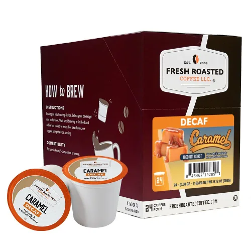 Vista 81 de Fresh Roasted Coffee, Blackbeard's Revenge, tueste medio, 24 cápsulas para cafeteras K-Cup