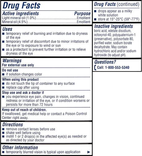 Vista 9 de Bausch Lomb Soothe XP - Gotas para ojos secos lubricante Xtra Protection con aceites minerales Restoryl botella de 05 onzas paquete doble 05 onzas