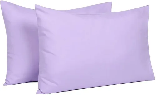 Vista 17 de Juego de 2 fundas de almohada de viaje de 12 x 16 pulgadas, 500 hilos, algodón egipcio, con cierre de cremallera, 100% algodón egipcio