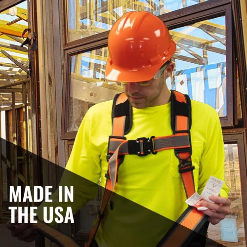 Vista 3 de Casco Malta Dynamics – Casco de construcción y seguridad estilo gorra para hombres y mujeres, sistema de suspensión de 4 puntos, conforme a OSHA