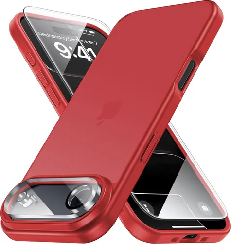 Vista 168 de Yriklso 3 en 1 Funda Magnética Fuerte para iPhone Air, 1X Protector de Pantalla + 1X Protector de Lente de Cámara, Cubierta Protectora a Prueba