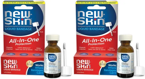 Vista 8 de Vendaje líquido New-Skin, primeros auxilios, antiséptico líquido, botella de 1 onza, PB70335, 1, 1