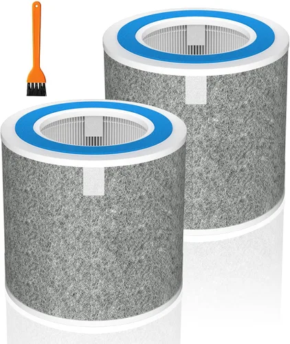 Paquete de 2 filtros HP102 compatibles con Shark HP152 HP102PET HC452 HC450 HC450C HC451 HC452C HC455 HP100 HP100C HP102C HP105 Modelo