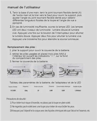 Vista 5 de Kit de clasificación de tarjetas deportivas, herramienta de centrado, lámpara de mesa de aumento LED para manos libres, lupa de aumento de alta