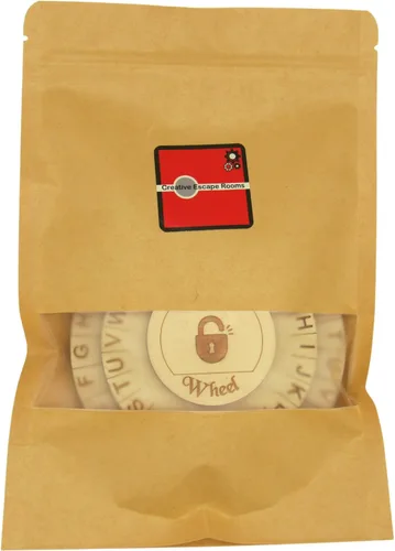 Vista 3 de Creative Escape Rooms The Secret Decoder Ring Bundle - Dos ruedas de cifrado