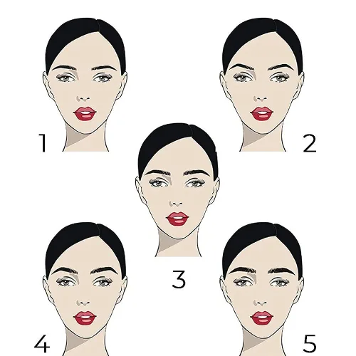 Vista 5 de Kit de sellos de cejas y sellos de cejas Kit de sello y modelado de cejas de 1 paso para cejas perfectas, kit de 6 plantillas de sellos de cejas