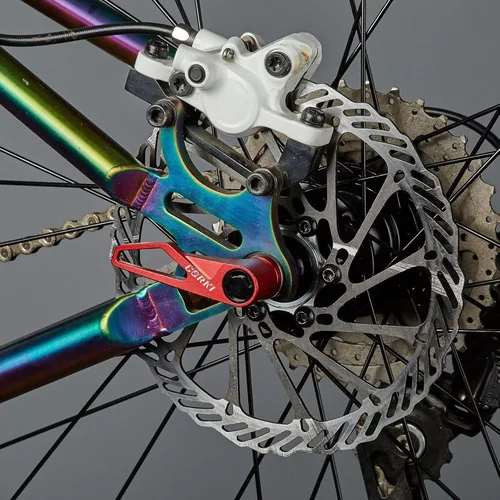 Vista 8 de Juego de brochetas de liberación rápida mejorado de titanio para bicicleta de carretera MTB