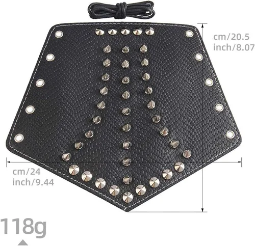 Vista 4 de Brazalete de cuero para hombre, mujer, 2