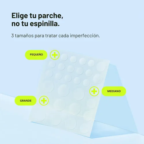 Vista 5 de Peach Slices Puntos de acné Parches hidrocoloides para el acné Para Zits, imperfecciones y brotes Vegano Libre de crueldad Parches