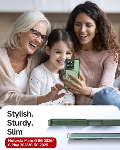 Vista 353 de LeYi Funda para teléfono Samsung-S23: protector de pantalla e imán MagSafe Púrpura