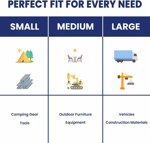 Vista 8 de Tarps Now - Lona de polietileno de 6 x 8 pies, cubierta impermeable resistente de 12 milésimas de pulgada de diámetro, lona de plástico a prueba