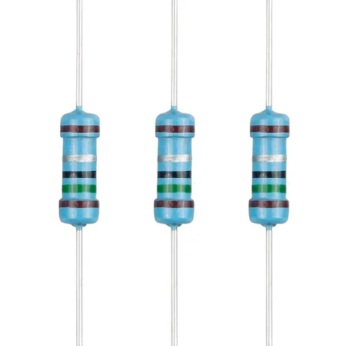 Vista 102 de 100 resistencias 1/2 W (0.5 Watt) ±1% tolerancia de película metálica, múltiples valores de resistencia opcional