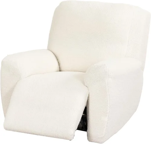 Vista 29 de Eco-Ancheng Fundas reclinables de 4 piezas, fundas para sillas reclinables, fundas elásticas para sofá reclinable, fundas ajustables
