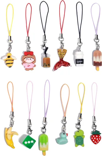 Vista 9 de Encanto para Teléfono Lindo Encanto para Teléfono para Llavero de Celular y Accesorios de Funda de Teléfono