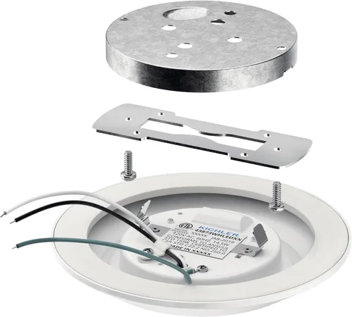 Vista 9 de Kichler Horizon III - Lámpara LED empotrada (6.4 pulgadas), color blanco