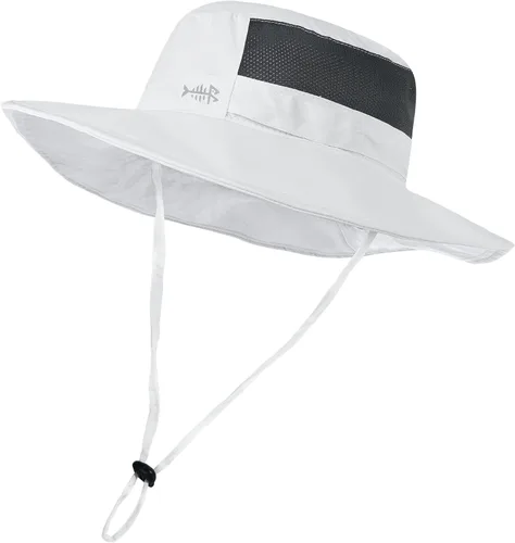 Vista 38 de BASSDASH Sombrero de pesca solar UPF 50+ resistente al agua con solapa desmontable para el cuello