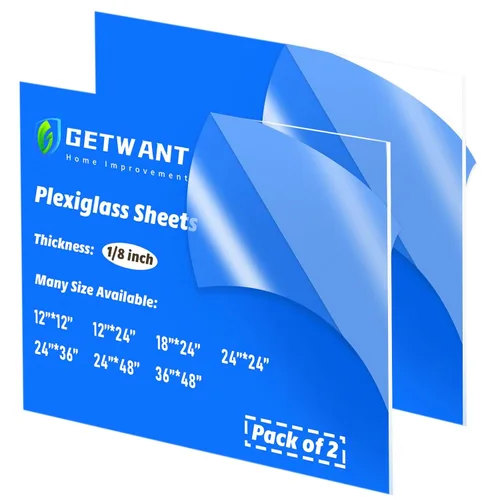 Vista 11 de Láminas de plexiglás de 36x48 pulgadas 1/4 de pulgada de espesor Láminas acrílicas transparentes de 36x48 Lámina acrílica Panel de plexiglás de 6mm