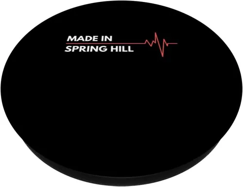 Vista 2 de Made In Spring Hill Kansas Place Of Birth Hometown PopSockets Swappable PopGrip