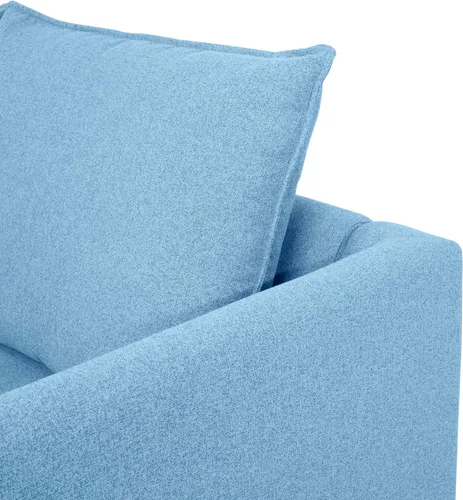 Vista 9 de Naomi Home Elizabeth - Sofá modular modular con lino otomano, sofá de 6 plazas con asiento de almacenamiento, sofá modular convertible para sala