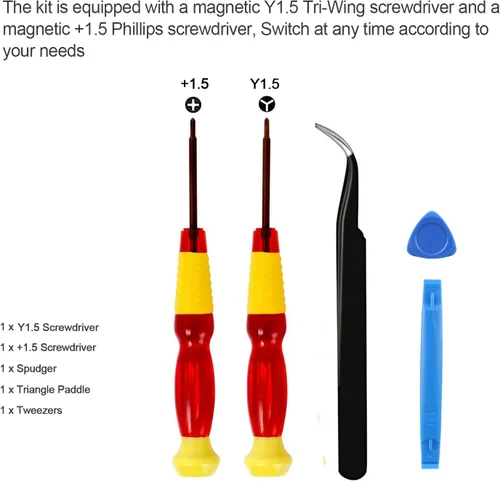 Vista 4 de Joystick de repuesto para Switch Lite, kit de reparación de deriva, kit de reparación de deriva, accesorios para NS Switch LiteSwitchSwitch OLED