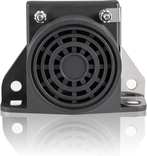 Vista 8 de Alarma de respaldo para coche, 110 dB 12 V-48 V CC resistente al agua, alarma de advertencia industrial de alta resistencia con tono de pitido súper