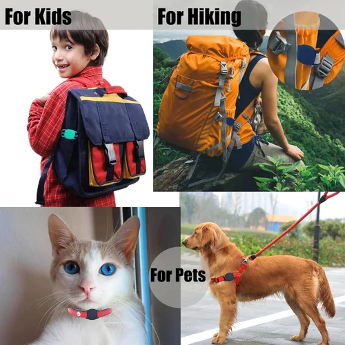 Vista 2 de Lofekea Sillicone - Funda para Galaxy SmartTag, 2 unidades Samsung Smarttag+Plus Finder Tracker Holder para collar de perro y mascota, soporte