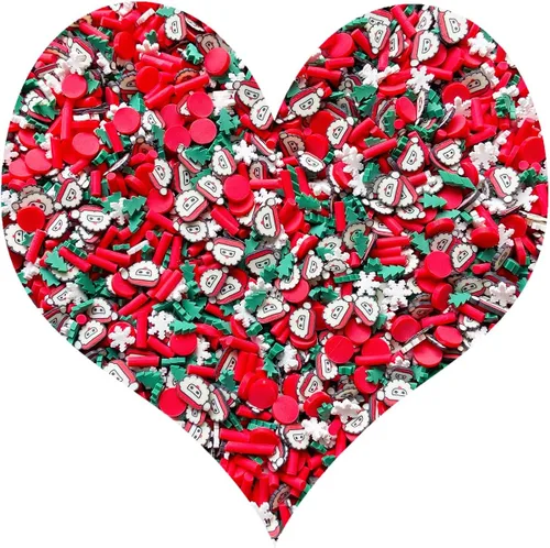 Vista 15 de Chispitas Falsas Chispitas Falsas de Navidad Chispitas Falsas de Caramelo Chispitas de Arcilla Polimérica Chispitas Poliméricas Rebanadas de Arcilla