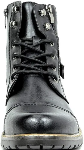 Vista 4 de Bruno Marc Men's Military Motorcycle Combat Military Boots