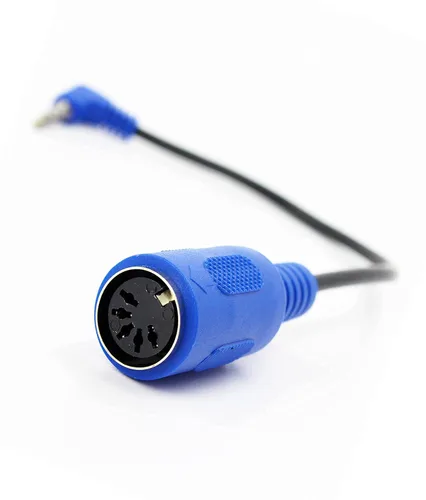 Vista 2 de Adaptador de ángulo recto MIDI a TRS de 0.138 in para Akai, Korg, Line6, LittleBits - MPC Studio, Touch, MPX8, Electribe 2, SQ-1