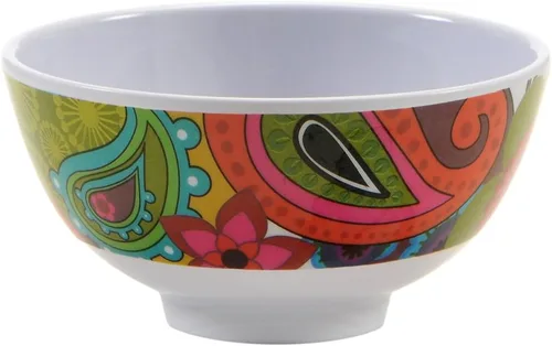 Vista 2 de French Bull – Juego de mini cuencos de melamina de 10 onzas fluidas– para postres, aperitivos o salsas – Multicolor, juego de 6, Mini Bowl, Juego