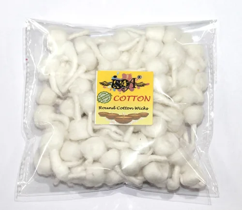 Vista 6 de IS4A Puja Cotton Mechas Religous Long Jyot Bati Akhand Lámpara de aceite Diya Diwali Iluminación (Largo)