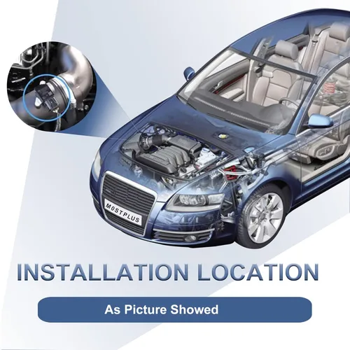 Vista 6 de MOSTPLUS medidor de sensor de flujo de masa de aire para BMW 7410055 5WK96132