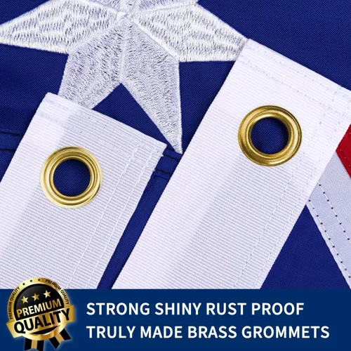 Vista 2 de XIFAN Bandera de Australia prémium de 3 x 5 pies, para exteriores, grande, de doble cara, resistente, nailon 210D, bordado, estrellas, bandera