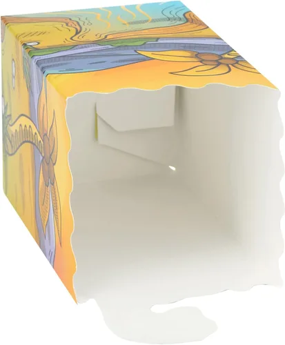 Vista 5 de BLUE PANDA Cajas de palomitas de maíz de dinosaurio, paquete de 60, multicolor, 4 diseños, cajas de palomitas de maíz a granel para suministros