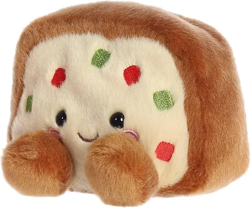Vista 6 de Aurora Adorable Palm Pals Fran Fruit Cake - Animal de peluche, diversión de bolsillo, juego sobre la marcha, marrón, 5 pulgadas