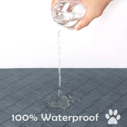 Vista 2 de fuguitex Manta impermeable para perro, funda de cama para perro, terciopelo de cristal, marroquí, mullida, acogedora manta de felpa para mascotas