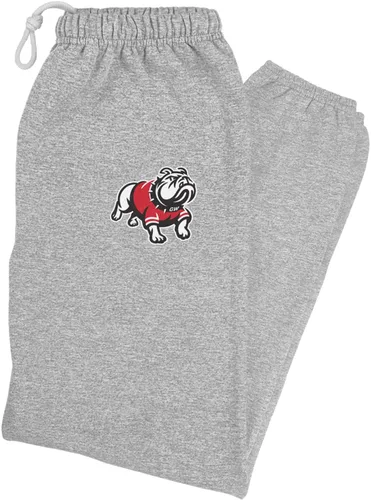 Vista 206 de LOGOVISION Pantalones deportivos, jogger para hombre con logotipo primario colegial, colección Heather atlética