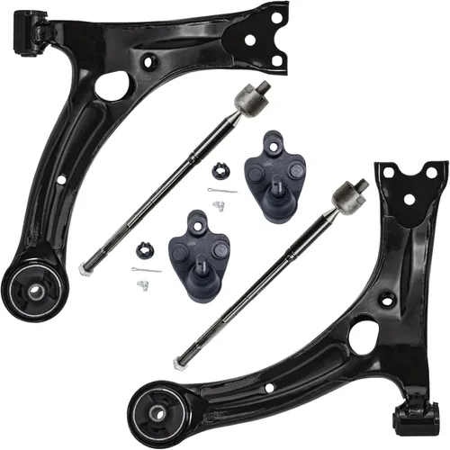 Vista 22 de Detroit Axle - Kit de brazos de control de extremo delantero RWD para Dodge Charger Challenger Chrysler 300, 2 brazos de control delantero