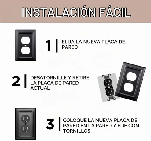 Vista 6 de Monarch Abode Placa de Pared de Interruptor de Palanca de 1 Gang, Placa de Pared de Interruptor Individual de Metal Arquitectónico, Placa Decorativa