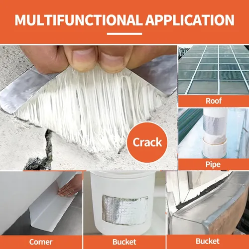 Vista 8 de TAPEBEAR Cinta de sellado impermeable de butilo de 4 pulgadas x 16 pies, cinta de aluminio mejorada resistente para reparación de caravanas, toldos