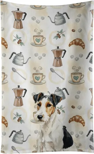 Vista 115 de Caroline's Treasures Afghan Hound - Toalla de cocina para barra de café, terciopelo frontal y lazo de algodón, lavable a máquina Sabueso afgano